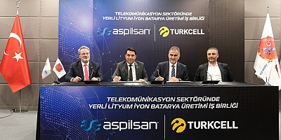 ASPİLSAN Enerji'nin ürettiği lityum bataryalar Turkcell altyapısında kullanılacak