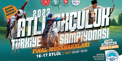 Atlı Okçuluk Türkiye Şampiyonası finalleri 16-17 Eylül'de Kayseri'de yapılacak