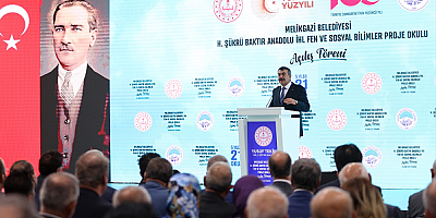 Bakan Tekin, Kayseri'de İl Eğitim Değerlendirme Toplantısı'na katıldı