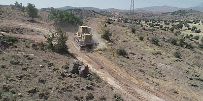 Başakpınar'a 10 kilometrelik yeni tarım yolu