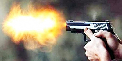 Başından silahla vurulmuş