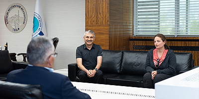 Başkan Büyükkılıç, Fransız Anadolu Araştırmaları Enstitüsünden Dr. Lamesa'yı ağırladı