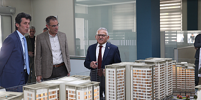 Başkan Büyükkılıç, Sahabiye Kentsel Dönüşüm Projesi çalışmalarını inceledi