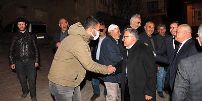 Başkan Büyükkılıç, Yahyalı'da ziyaretlerde bulundu