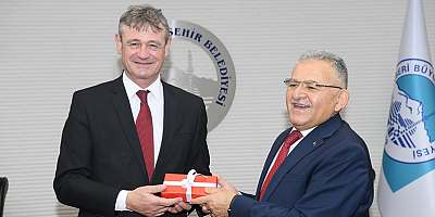 Başkan Memduh Büyükkılıç, İsviçre Büyükelçisi Ruch'u ağırladı