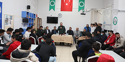 Başkan  Yalçın, Kuruköprü'lü gençlerle bir araya geldi