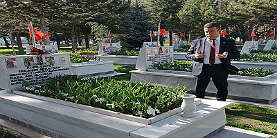 BBP Milletvekili Adayı Satılmış'tan ilk ziyaret şehitliğe