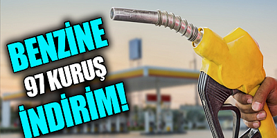Benzine 97 kuruş indirim  geldi