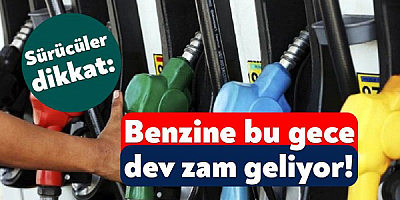 Benzine  zam geldi