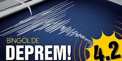 Bingöl'de 4,2 büyüklüğünde deprem