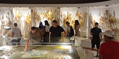 Bosna Hersekli öğrenciler, Sultan Sazlığı Milli Parkı'nı gezdi