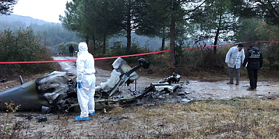 Bursa'da eğitim uçağı düştüi ü 2 kişi hayatını kaybetti