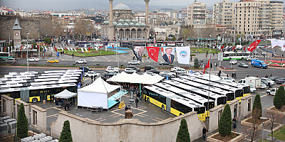 Büyükkılıç, 12 Adet Yeni Otobüsü Tanıttı