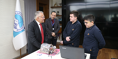 Büyükkılıç'a Minik Öğrencilerden 'Akıllı Sera' Projesi Sunumu