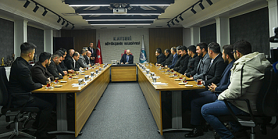 Büyükkılıç, Oto Galericiler Sitesi Yeni Yönetimini Ağırladı