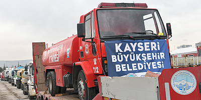 Büyükkılıç, Sel Bölgesine Destek İçin 11 Aracı Daha Uğurladı