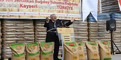 Büyükkılıç 'tan 60 milyonTL'lik tarım ve hayvancılığa destek müjdesi