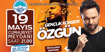 Büyükkılıç'tan Gençlere 19 Mayıs'ta Spor ve Konser Müjdesi