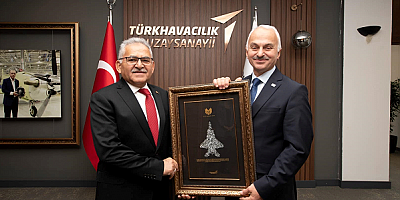 Büyükkılıç'tan TUSAŞ Genel Müdürü Kotil'e ziyaret