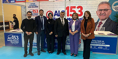 Büyükşehir ALO 153 ve Beyaz Masa, 5. Kayseri Kitap Fuarı'nda