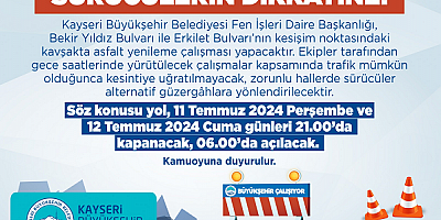  Büyükşehir'den Araç Sürücülerine Uyarı