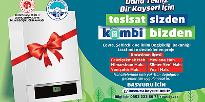 Büyükşehir'den Çevre Dostu Proje: 'Tesisat Sizden, Kombi Bizden'