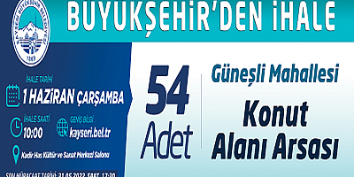 Büyükşehir'den İhale