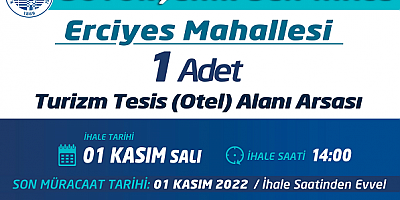 Büyükşehir'den İhale