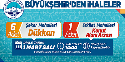 Büyükşehir'den ihaleler
