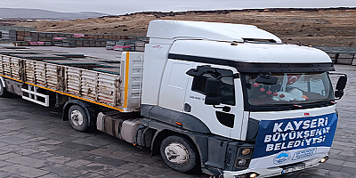 Büyükşehir'den Malatya Darende Belediyesi'ne Kilitli Parke Desteği