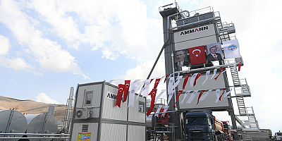 Büyükşehir'den Saatte 240 Ton Üretim Yapan Dev Asfalt Plenti