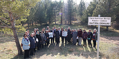 Büyükşehir'den Türk Kadınlar Birliği Kayseri Şubesi Hatıra Ormanı