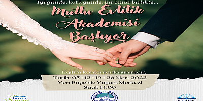 Büyükşehir'in 'Mutlu Evlilik Akademisi’ eğitimleri başlıyor