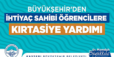 Büyükşehir'in Ulaşım ve Kırtasiye Desteği Başvuruları Bugün Başladı