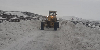Büyükşehir kentin en doğusunda karla mücadelesini sürdürdü