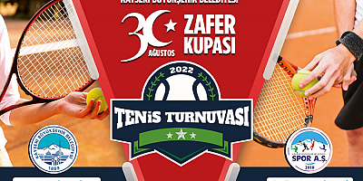 Büyükşehir Spor A.Ş.'den 30 Ağustos Zafer Kupası Tenis Turnuvası