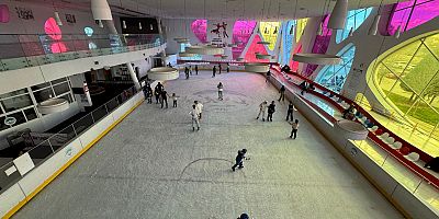 Buz Pateni Pisti, Bayramda Gençlerin Ve Çocukların Vazgeçilmezi Oldu