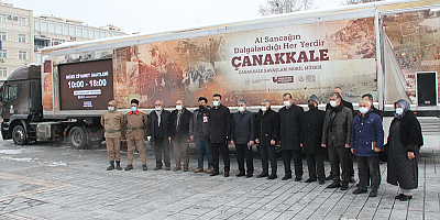 Çanakkale Savaşları Mobil Müzesi Kayseri'de ziyarete açıldı
