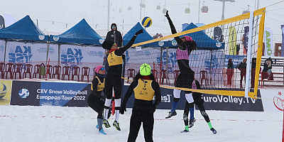 CEV Kar Voleybolu Avrupa Turu, Erciyes'te başladı