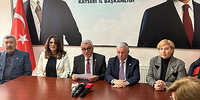 CHP Kayseri İl Başkanı Adil Demir :'' 29 Nisan Cumartesi günü kimseye söz vermeyin.''