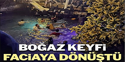 Deniz kenarındaki restoranın iskelesi çöktü