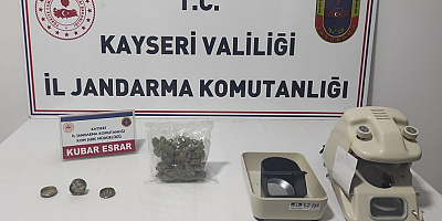Develi'de düzenlenen uyuşturucu operasyonunda 2 şüpheli yakalandı