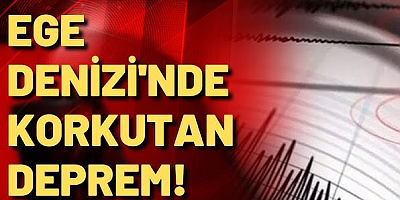 Ege Denizi'nde 4.8 büyüklüğünde deprem 