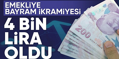Emekli bayram ikramiyesi 4 binTL