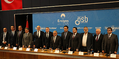 Erciyes Anadolu Holding ile Kayseri OSB Teknik Koleji eğitimde işbirliği yapacak