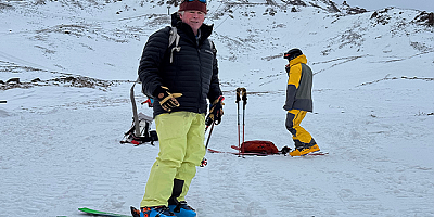 Erciyes, Ekstrem Kayak Tutkunu Egan'ı 33 Yıl Sonra Yeniden Ağırladı