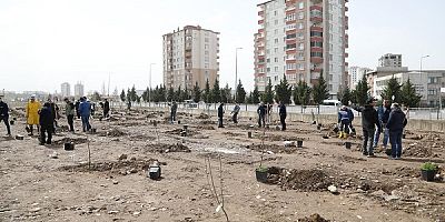 Erciyes Teknopark’ta Fidanlar Toprakla Buluştu