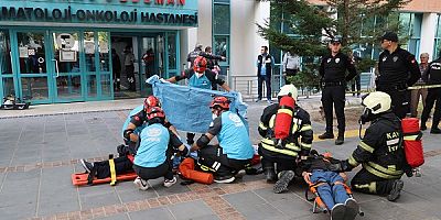 ERÜ’de Gerçeğini Aratmayan Tatbikat