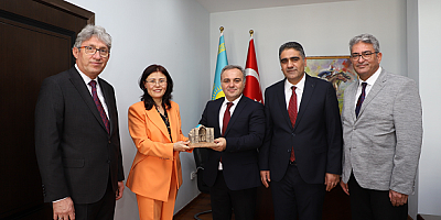 ERÜ ile Hoca Ahmet Yesevi Uluslararası Türk- Kazak Üniversitesi Arasında İş Birliği Protokolü İmzalandı