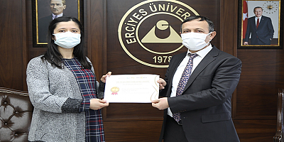 ERÜ öğretim elemanlarının projesine birincilik ödülü